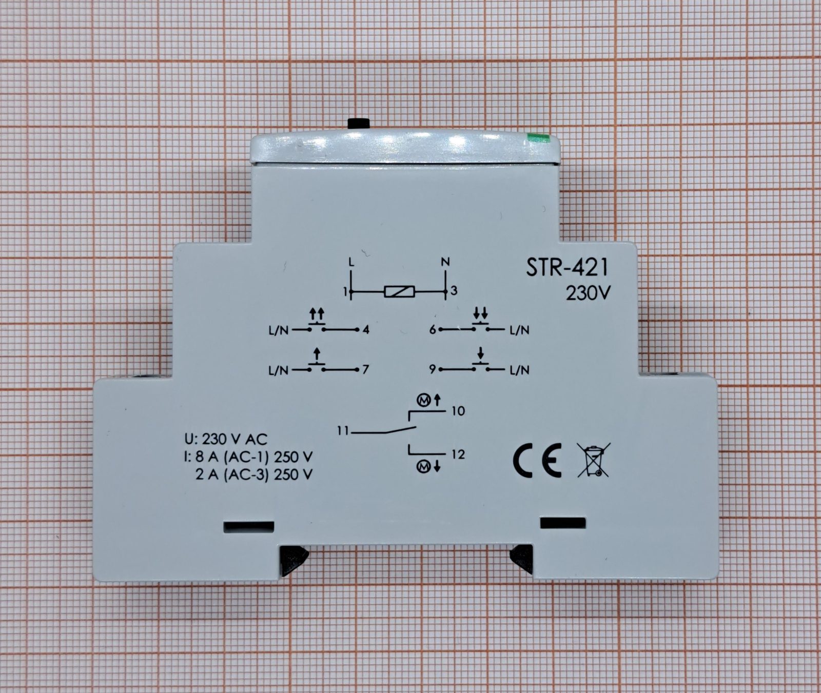 Контроллер рольставен STR-421 230V FF Контроллер рольставен STR-421 230V F&F