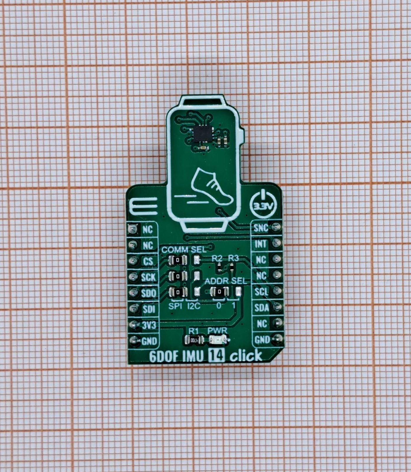 Плата расширения 6DOF IMU 14 CLICK MIKROELEKTRONIKA