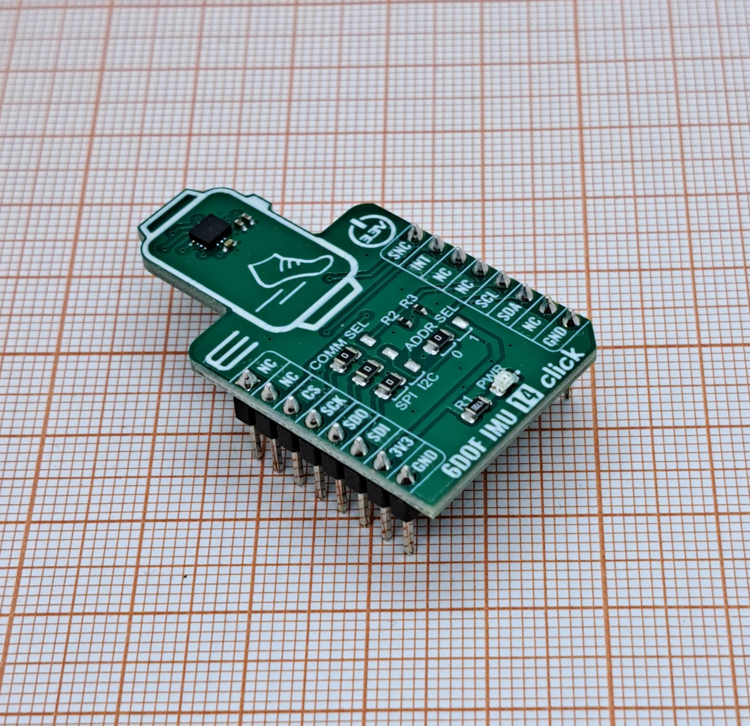 Плата расширения 6DOF IMU 14 CLICK MIKROELEKTRONIKA