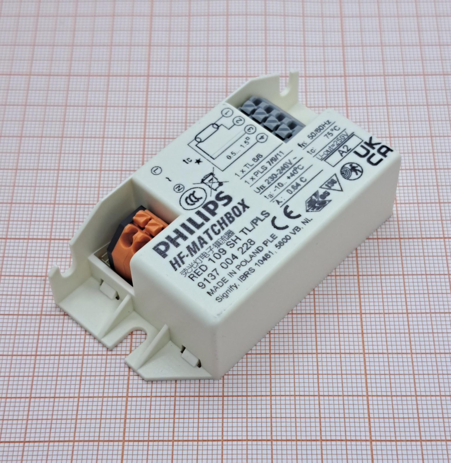 Электронный балласт HF-M RED 109 SH TL/PL-S 230-240V PHILIPS Электронный балласт HF-M RED 109 SH TL/PL-S 230-240V PHILIPS