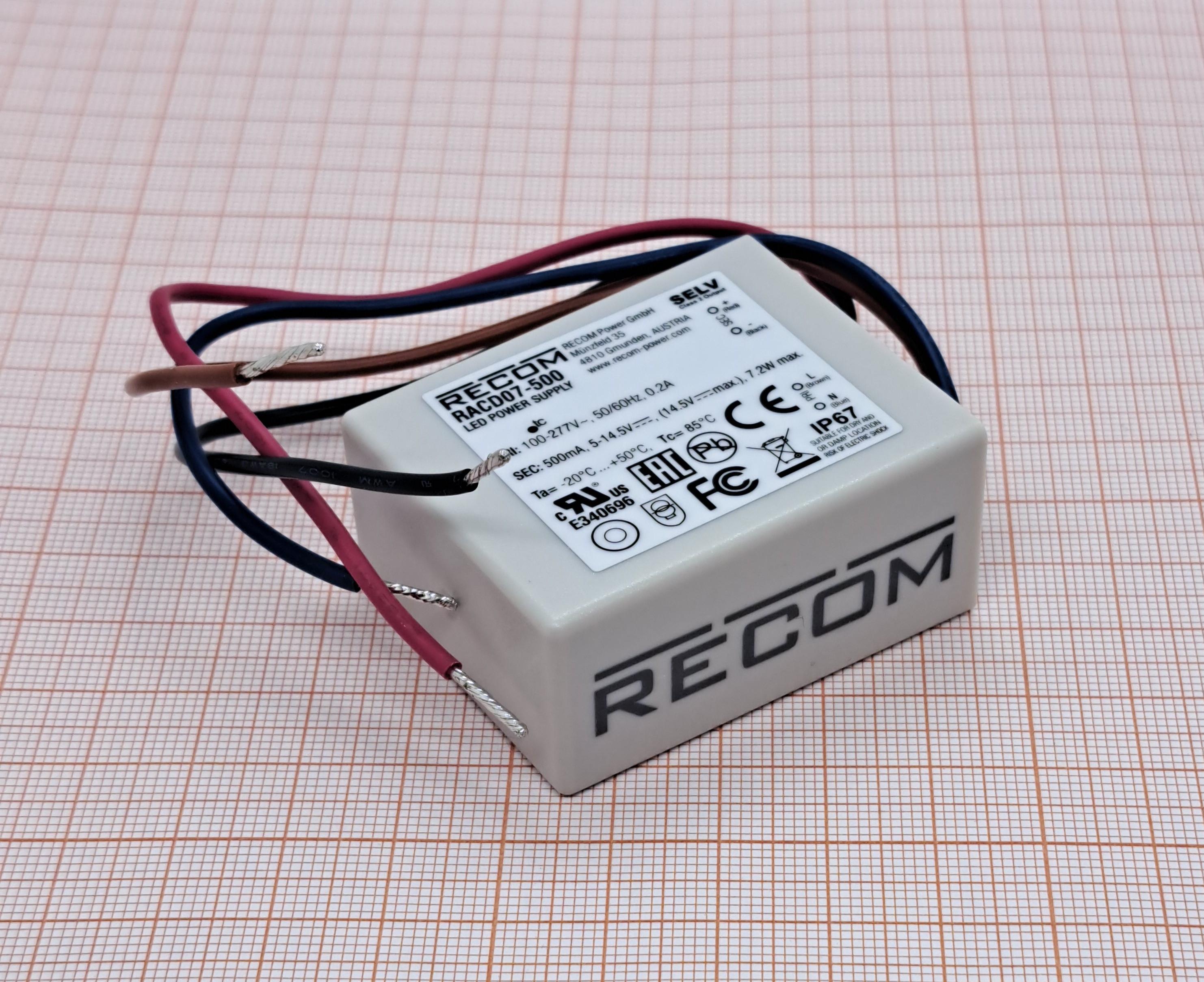 Блок питания импульсный RACD07-500 RECOM