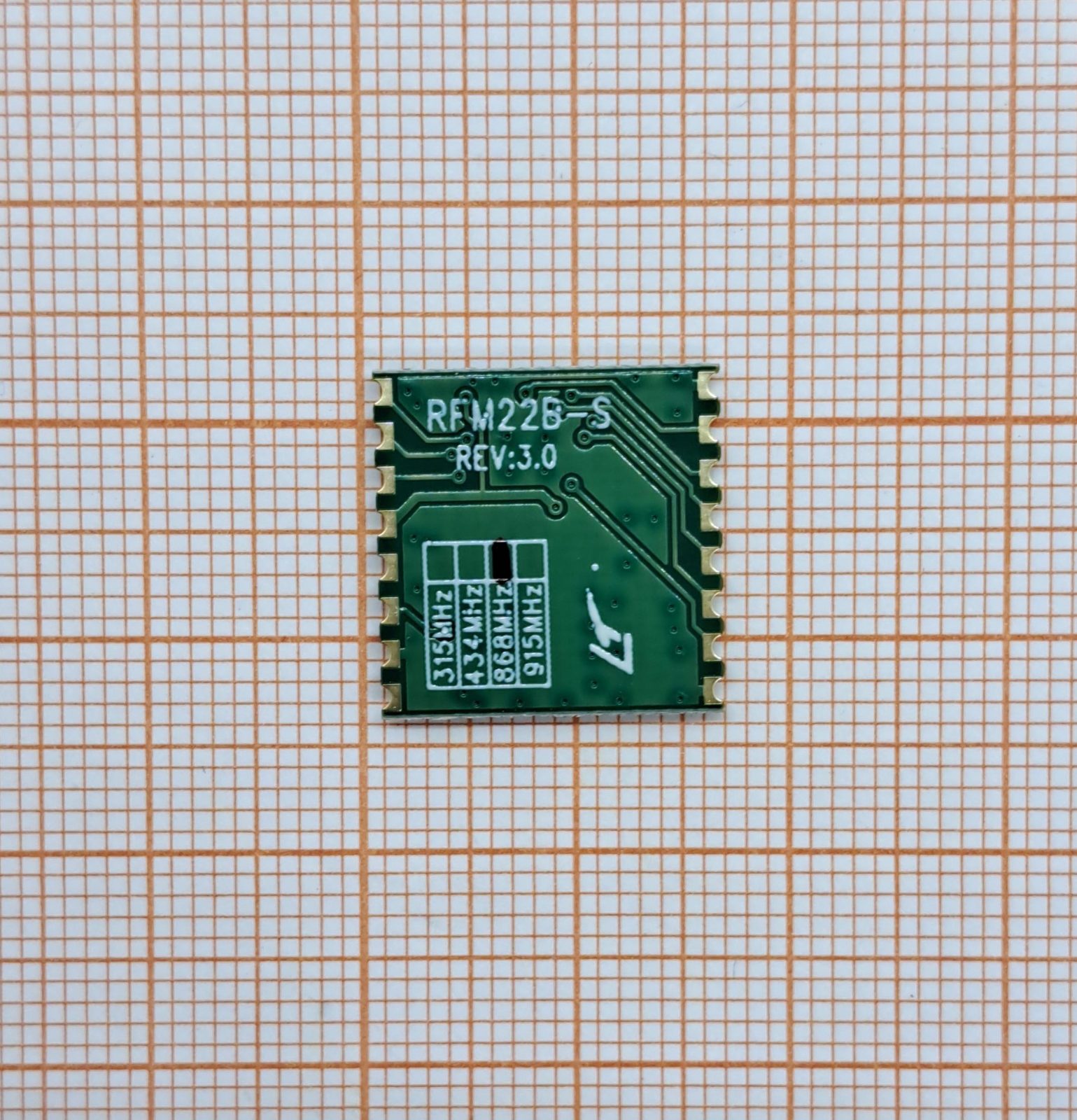 Радиочастотный трансивер RFM22B-868S2 HOPE MICROELECTRONICS Радиочастотный трансивер RFM22B-868S2 HOPE MICROELECTRONICS