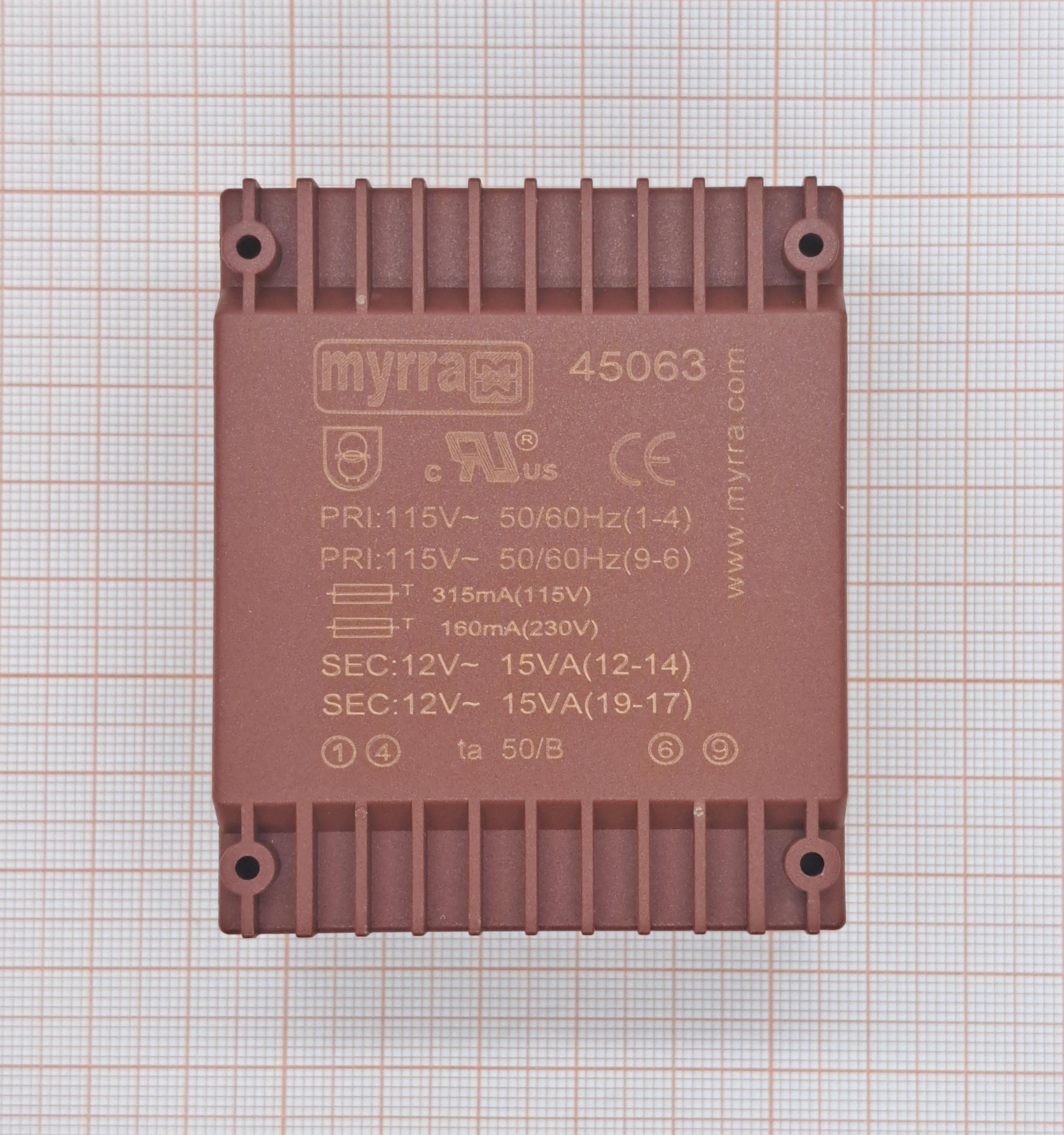 Трансформатор залитый 45063 MYRRA