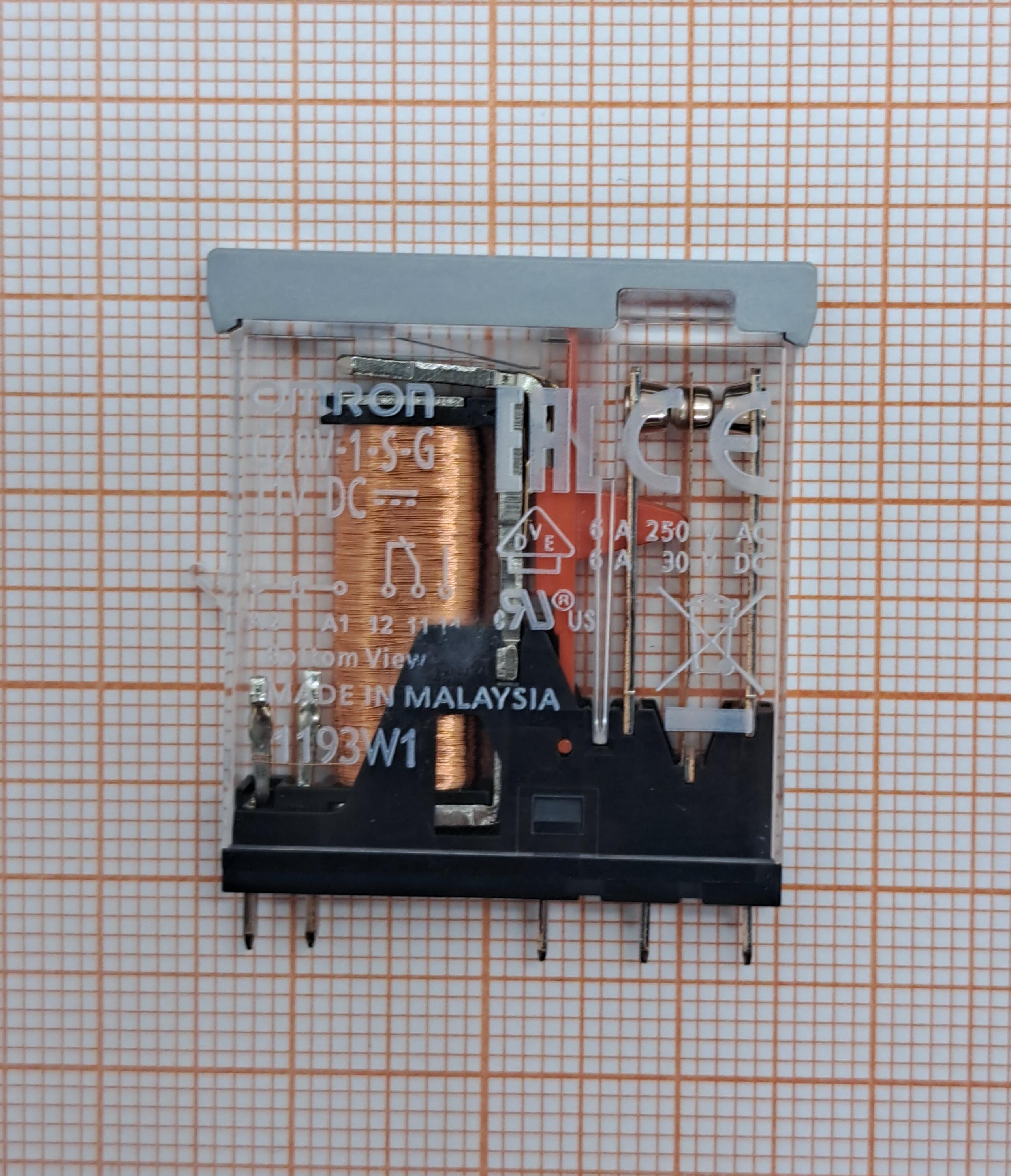 Реле электромагнитное G2RV-1-S-G 11VDC OMRON