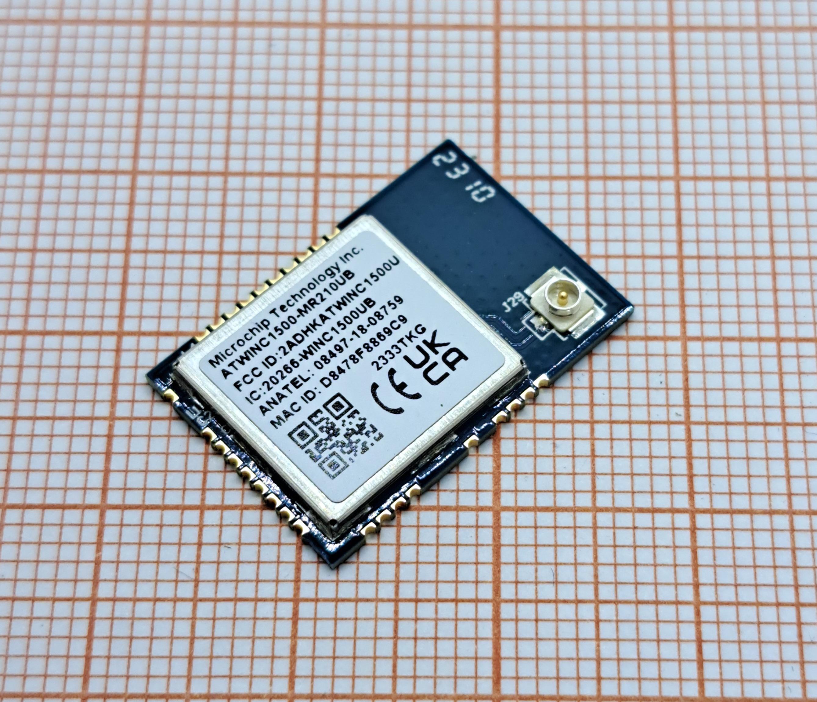 Модуль WiFi ATWINC1500-MR210UB1961 MICROCHIP TECHNOLOGY