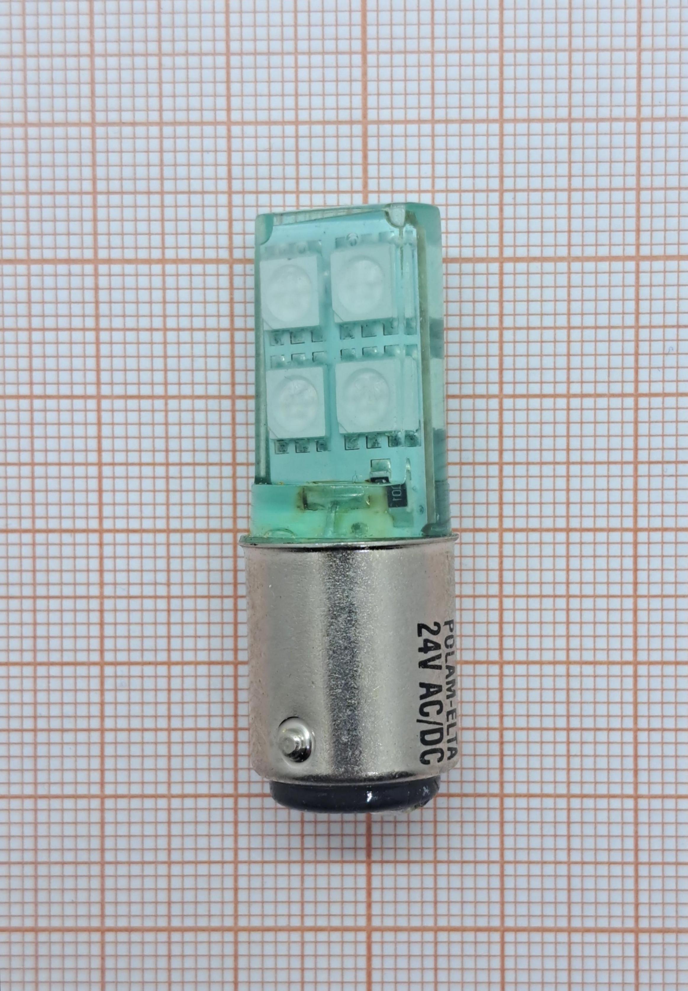 Лампочка LED LG-BA15D-24AC/DC SPECIAL POLAM-ELTA