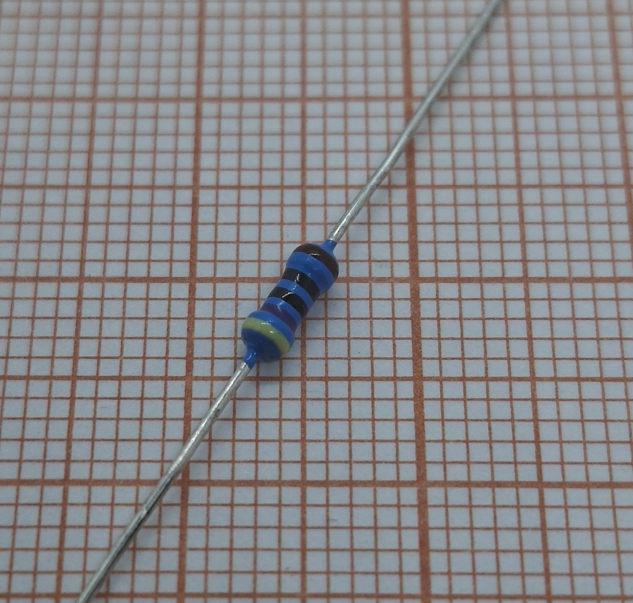 Резистор MF0207FTE52-470R YAGEO