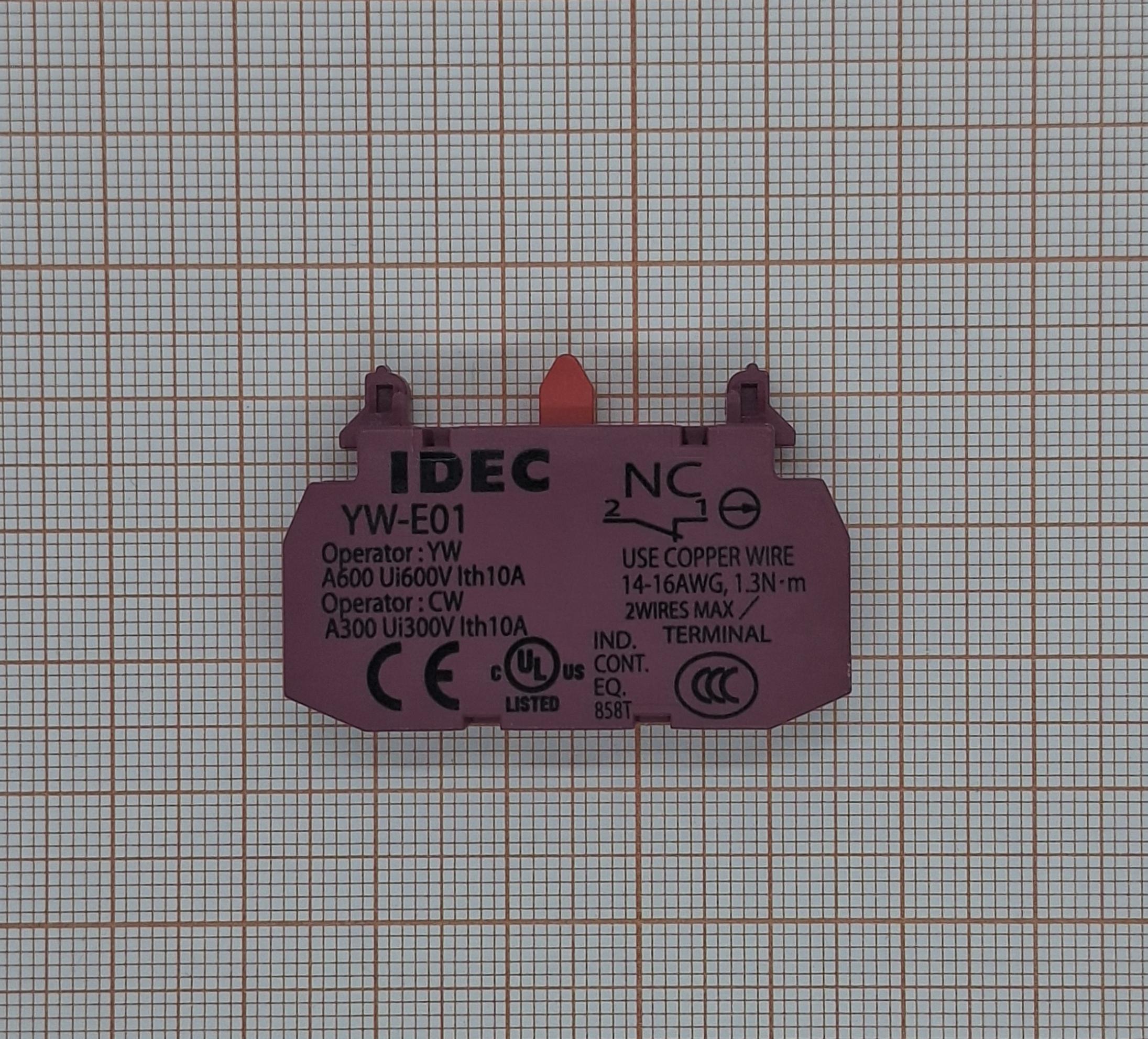 Контактный блок YW-E01 IDEC