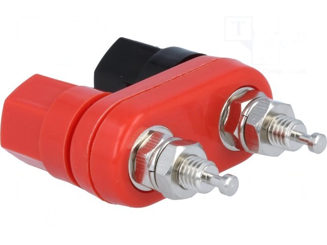 BC-119, Гнездо; "банан" 4мм; 10А; 60ВDC; Отв: Ø12,5мм; никелированные