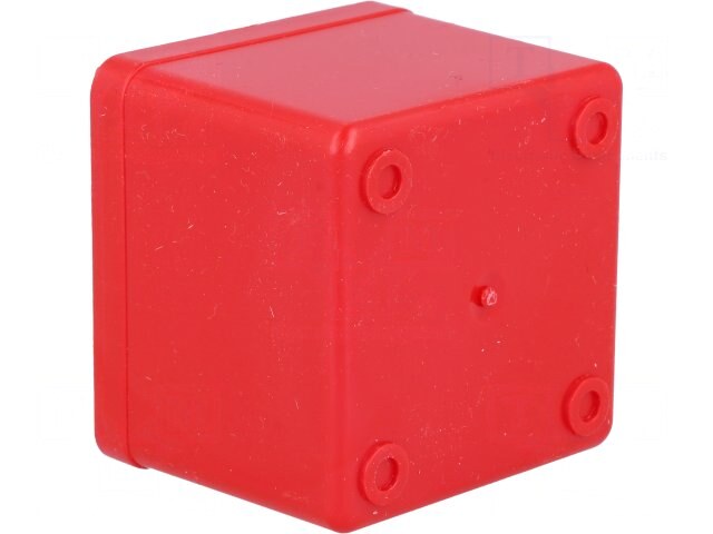 W-456310, Коробка; полистирол; красный; 54x54x45мм; EuroPlus Insert 45