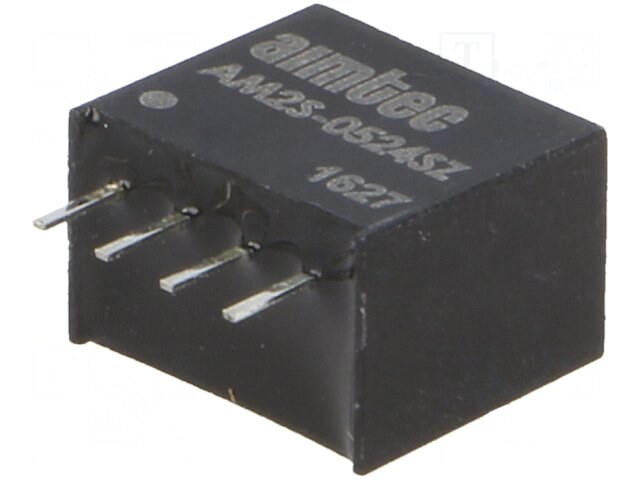 AM2S-0524SZ, Преобразователь: DC/DC; 2Вт; Uвх: 4,5÷5,5В; Uвых: 24ВDC; Iвых: 80мА