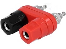 BC-119, Гнездо; "банан" 4мм; 10А; 60ВDC; Отв: Ø12,5мм; никелированные