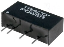 TMA1215S, Преобразователь: DC/DC; 1Вт; Uвх: 10,8÷13,2В; Uвых: 15ВDC; SIP; 2,1г