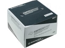 7552 KIMTECH SCIENCE, Салфетки: ткань; бумага; белый; 280шт; 210x110мм; очистка; сухие
