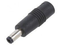 DC PLUG-P1J-P1M, Адаптер; Вых: 5,5/2,5; Вилка: прямая; Вх: 5,5/2,1