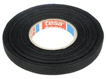51608-00005-00, Лента: тканевая; W: 9мм; L: 15м; Thk: 300мкм; Automotive; черный; 20%