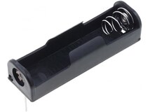 BH-311-1P, Контейнер; AA,R6; Кол-во бат: 1; на печатную плату; черный; 51мм